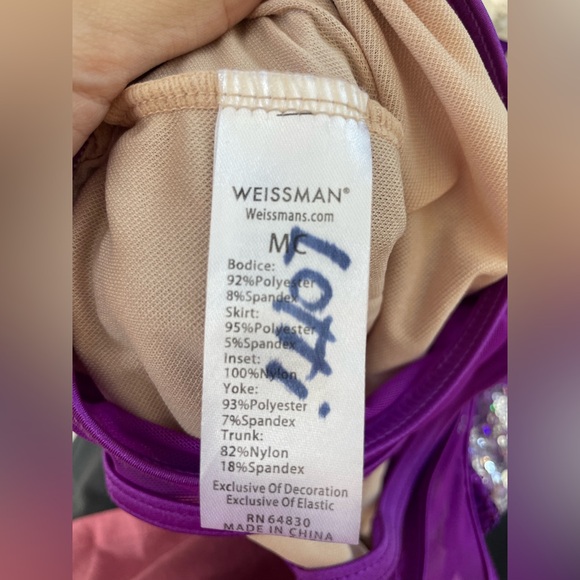 Weissman Girl’s Sequin and Fringe Dance Costume - Picture 8 of 8